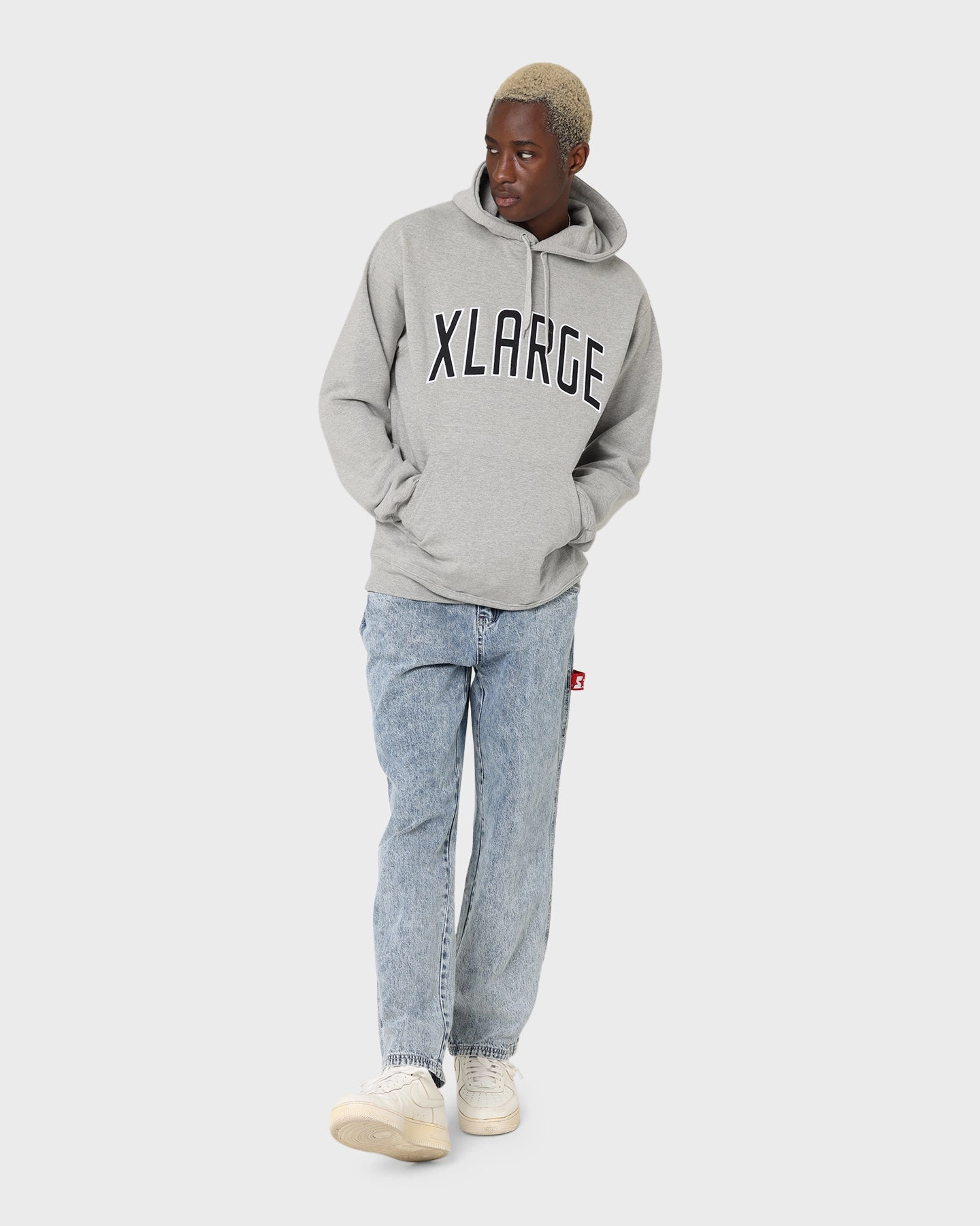 Breathable fabric XLARGE Conference Hoodie Grey Marle