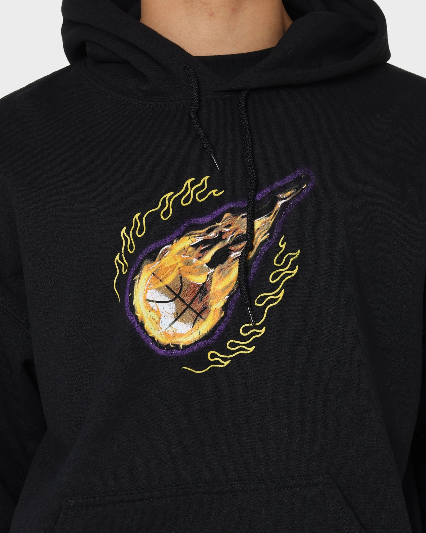 Goat Crew Space Slam Hoodie Black clean design Indication
