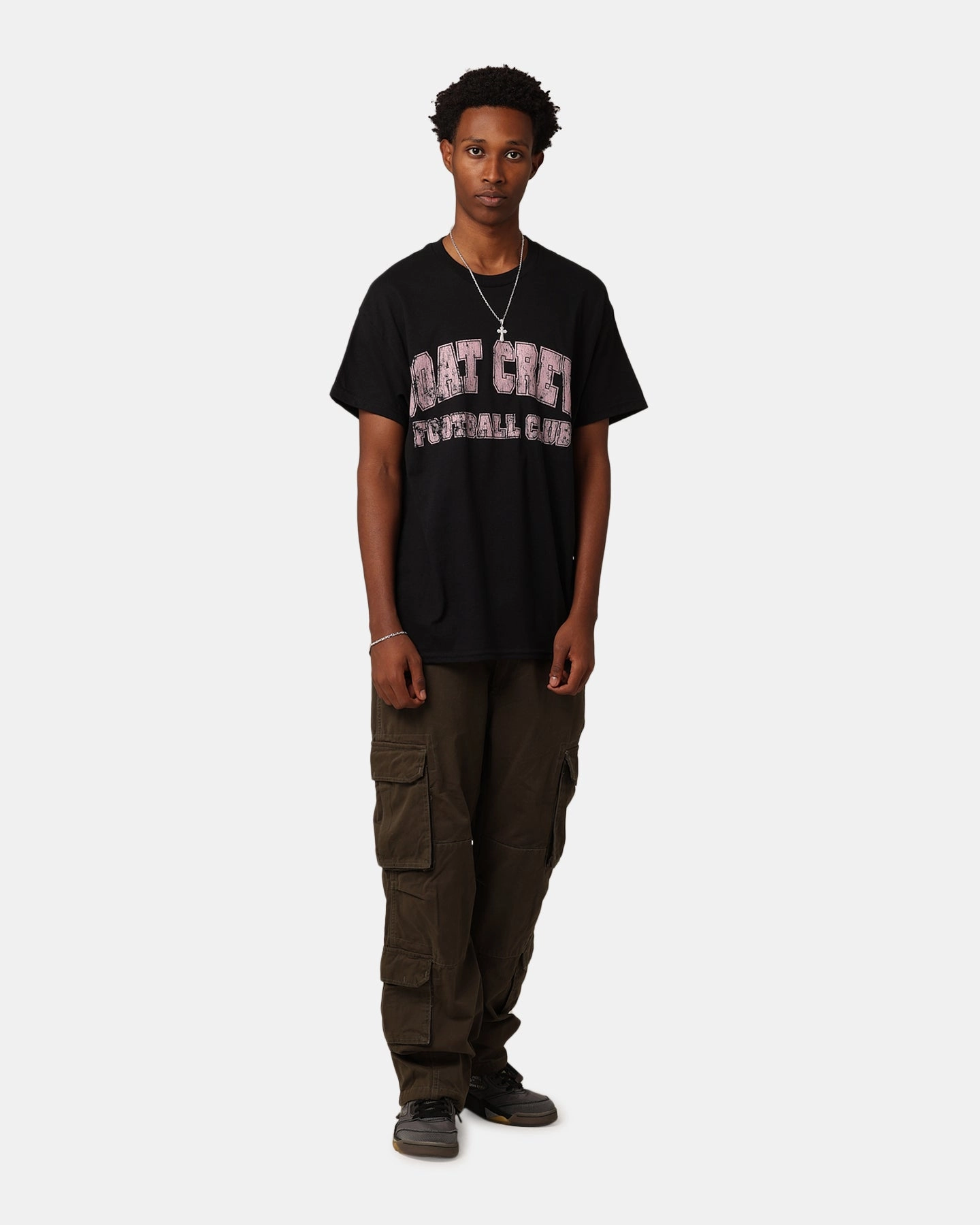 Goat Crew Football Club 10 T-Shirt Black Fashion Outfit Trendy Wearable
