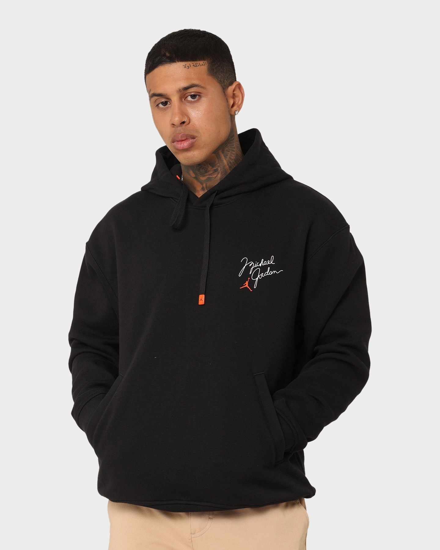 Jordan Flight MVP Statement Fleece Hoodie Black concert - goers All Season