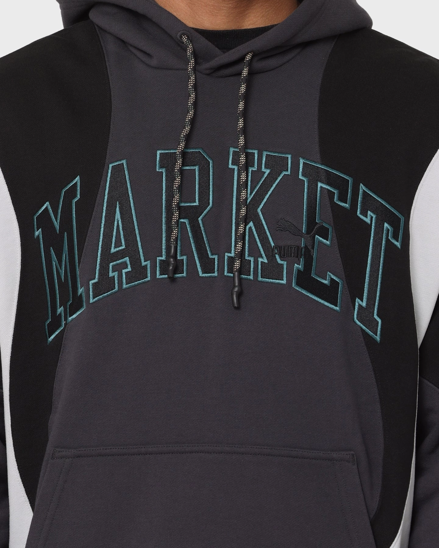 Laser Cut Perforations PUMA X MARKET Trek Ready Hoodie Puma Black