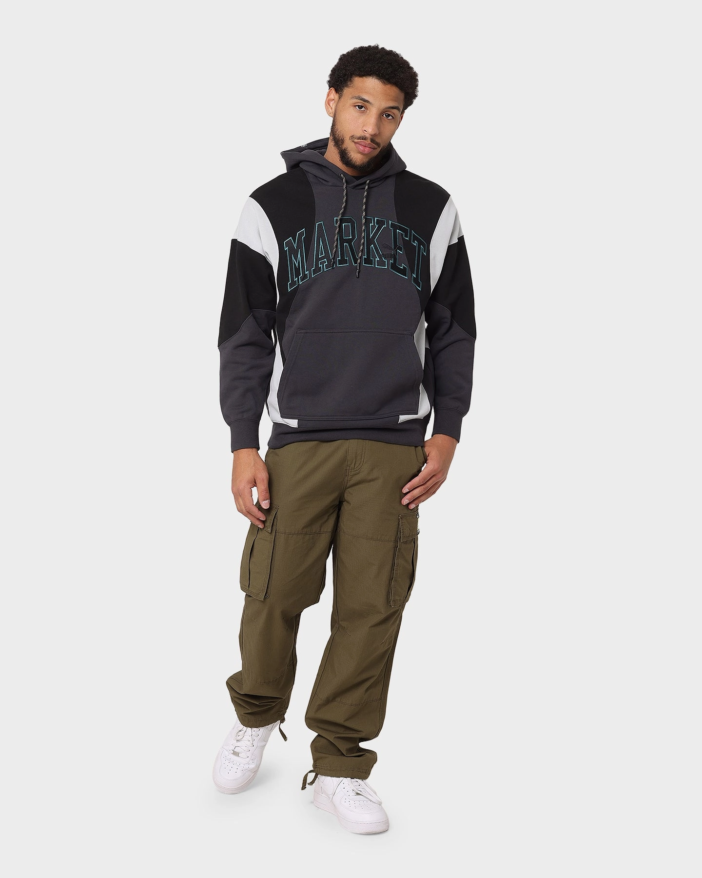 Wrinkle-Resistant Active Fit PUMA X MARKET Trek Ready Hoodie Puma Black