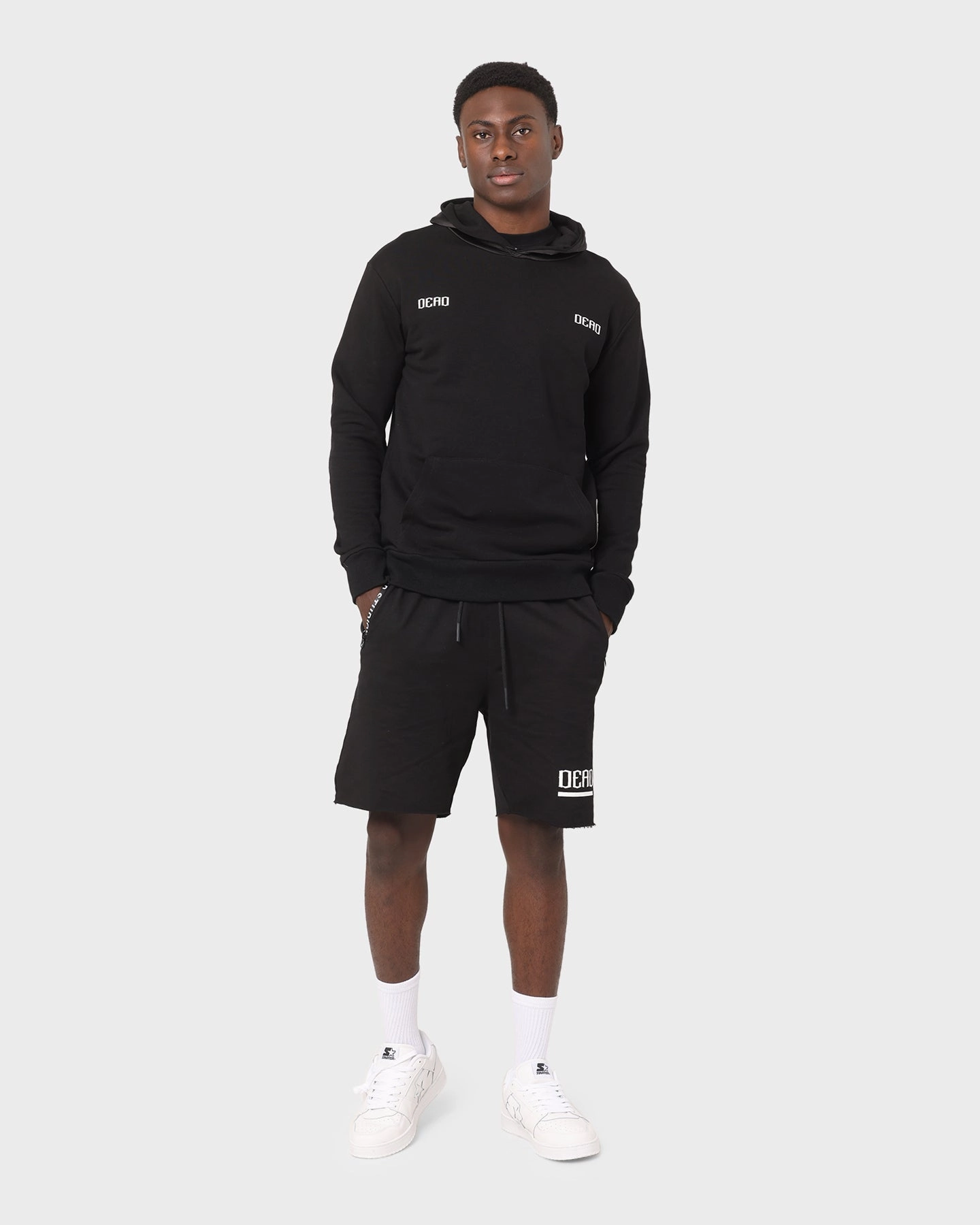 Dead Studios Burn Out Hoodie Black OversizedFit brand - new