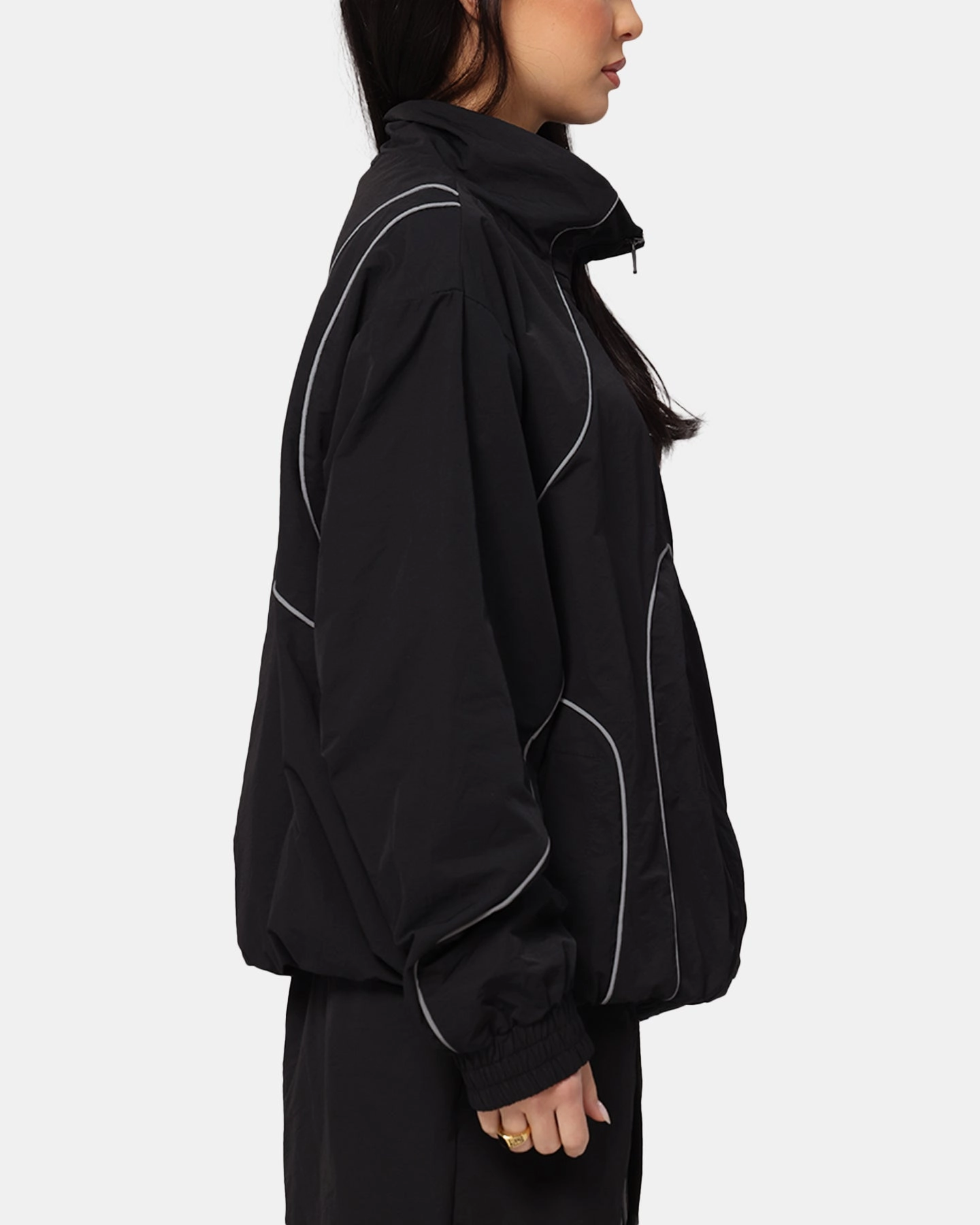 Modular Attachment Points clearance The Anti Order Stereo Nylon Track Jacket Black