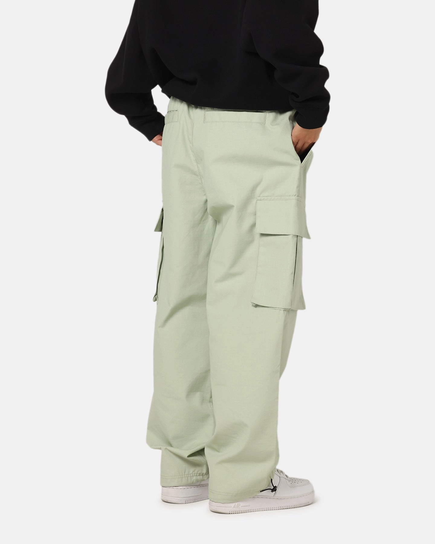 Carre Superior Cargo Joggers Sage High Quality Material