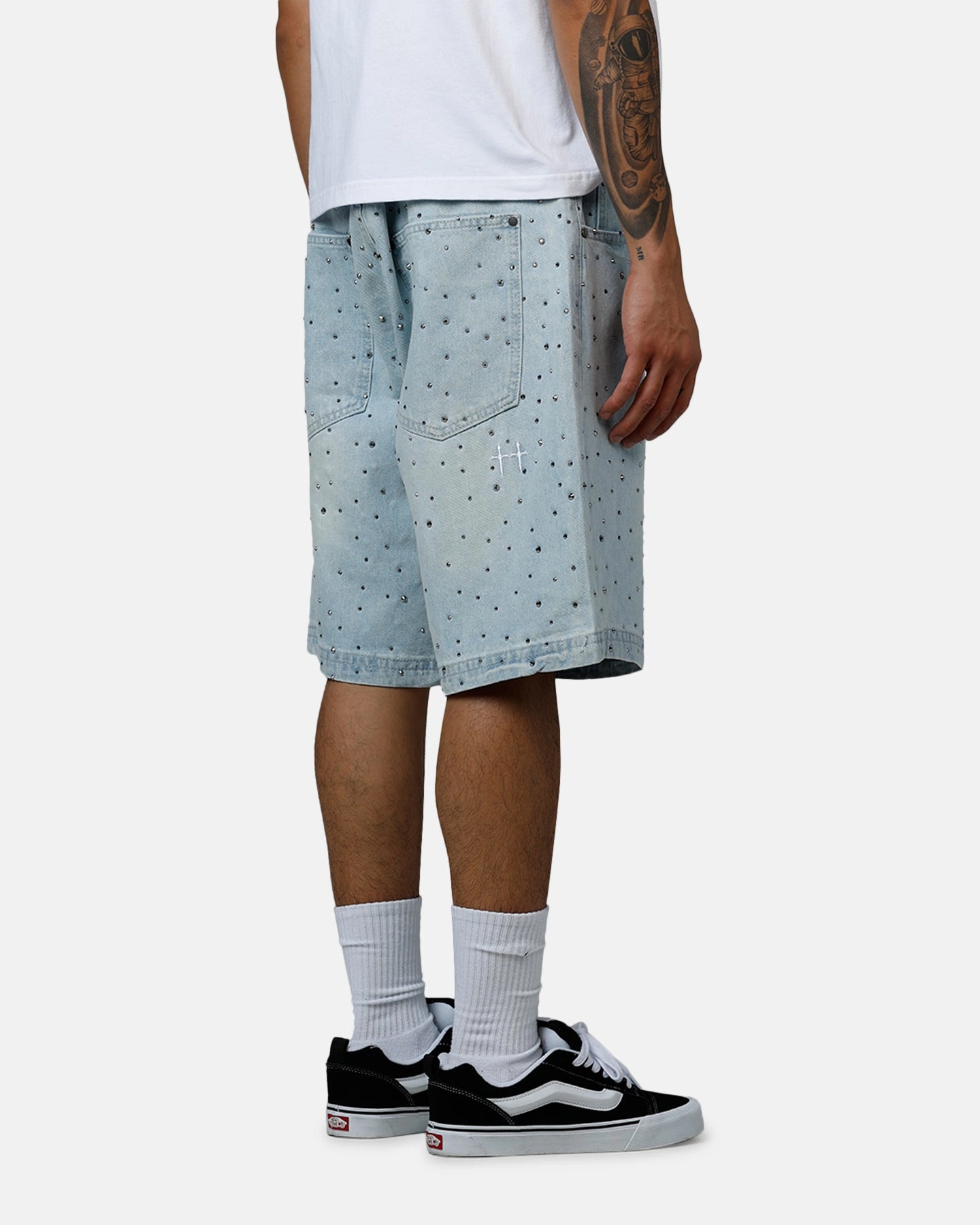 Saint Morta Amplus Glamourama Jorts Blue Dust Snag Free Zipper