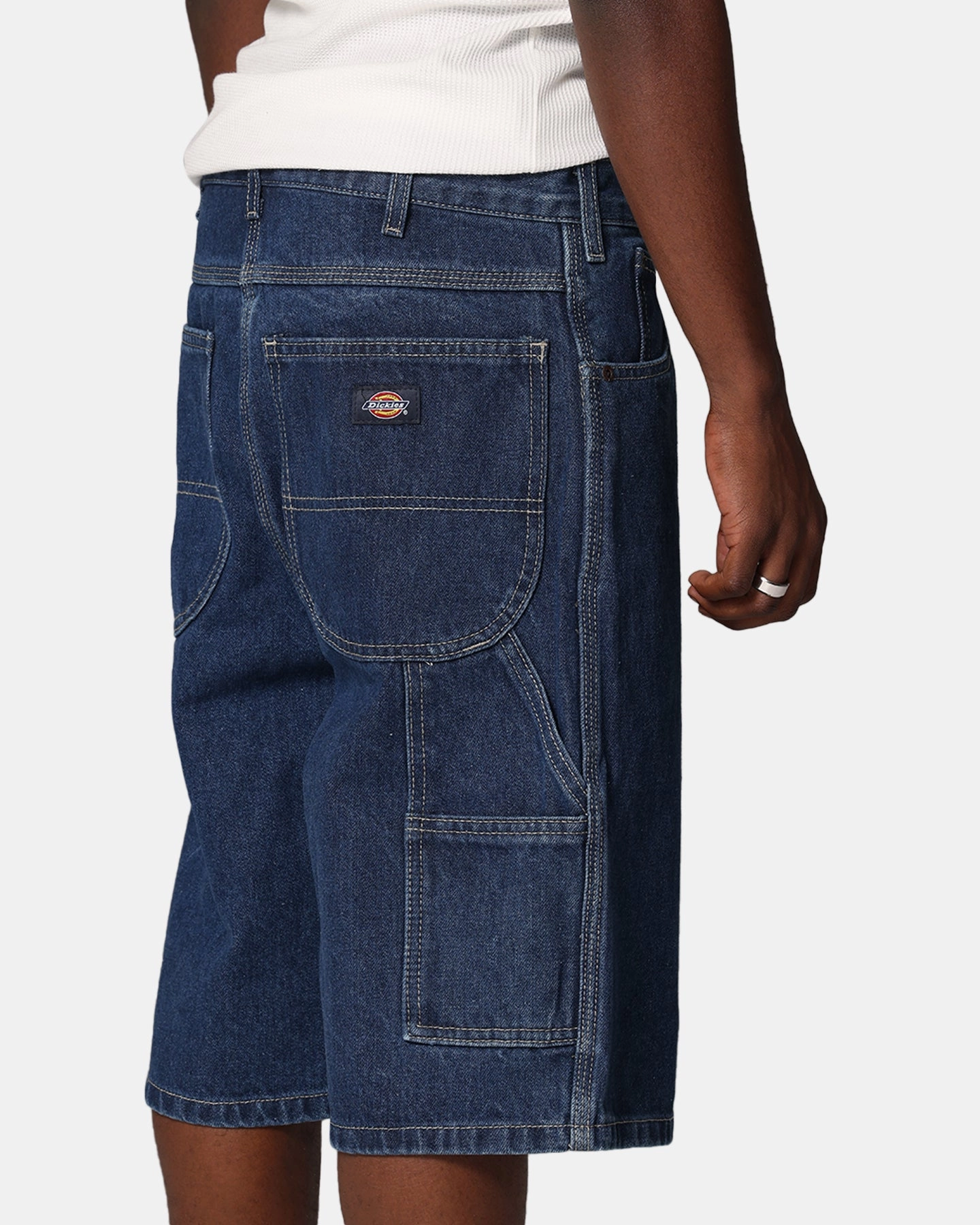 Fashion Forward Dickies Relaxed Fit Carpenter Shorts Stone Washed Indigo