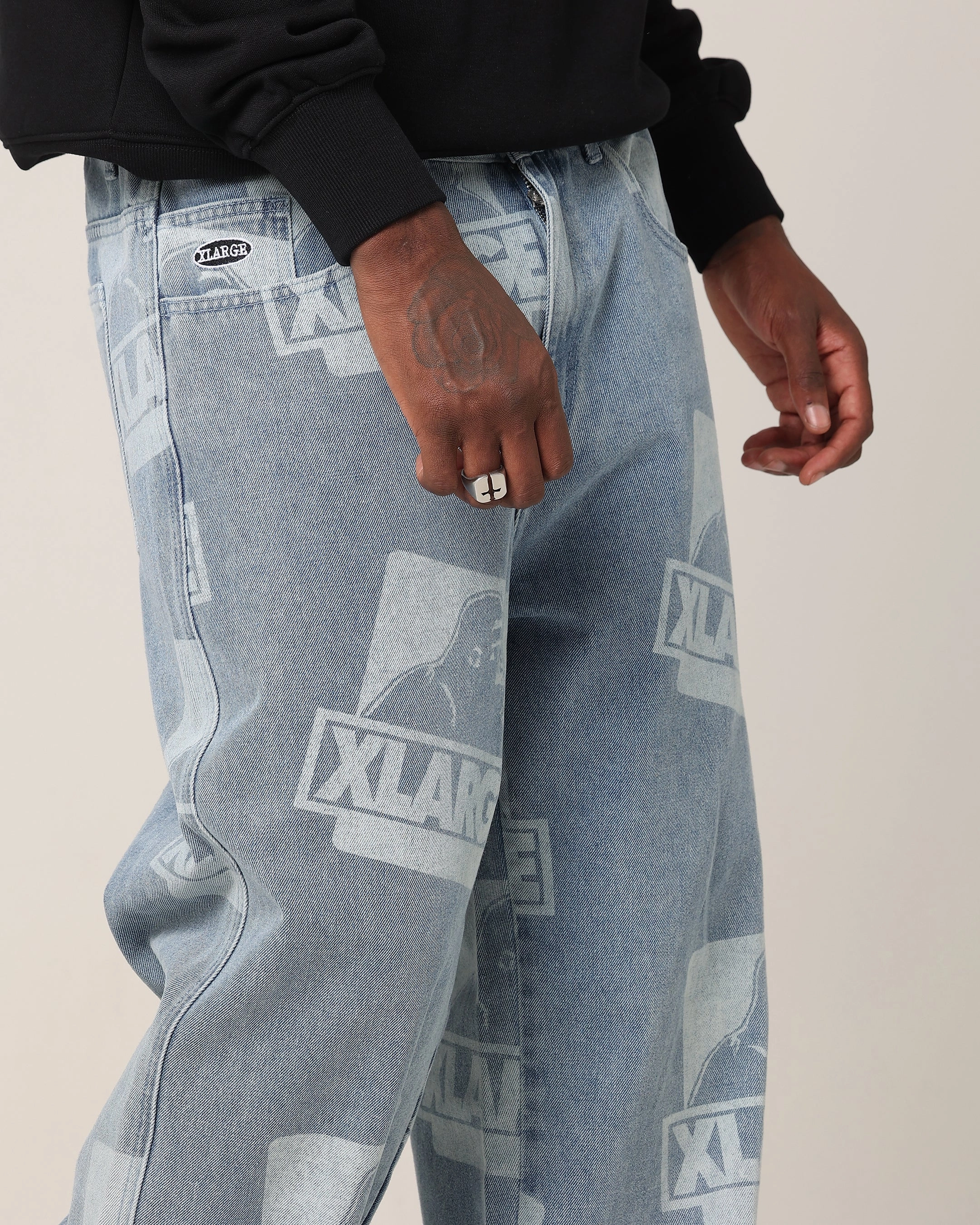 Travel Outfit Student Outfit Lightweight Wear Anytime X-Large OG Bull Denim 91 Pants Light Denim