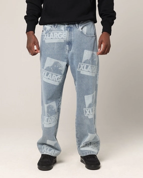 X-Large OG Bull Denim 91 Pants Light Denim No Gap Waist