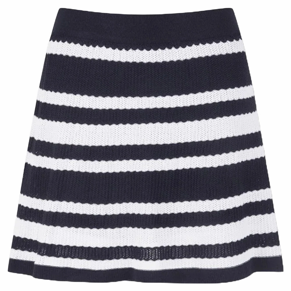 WAAC Multi Stripes Knit Golf Skort Navy - SP25 Women Versatile Fit