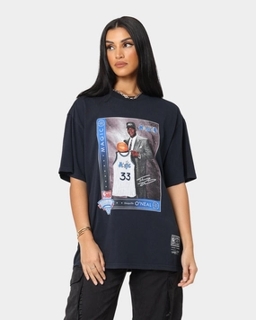 print design Light and Comfortable Mitchell & Ness Orlando Magic Shaquille O'Neal Draft Day Vintage T-Shirt Faded Black