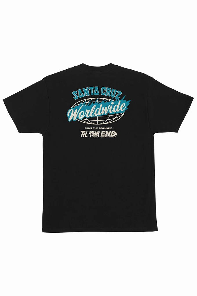 Outdoor Essentials Lightweight Wear Santa Cruz TTE Worldwide Short Sleeve Tee