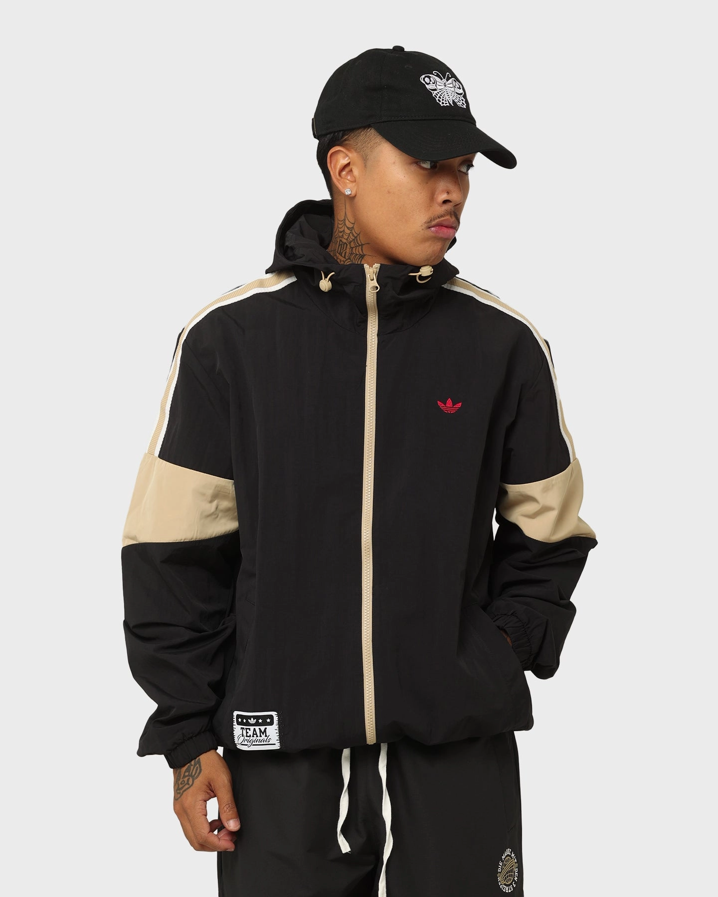 Wind Resistant Design Adidas MC Windbreaker Black