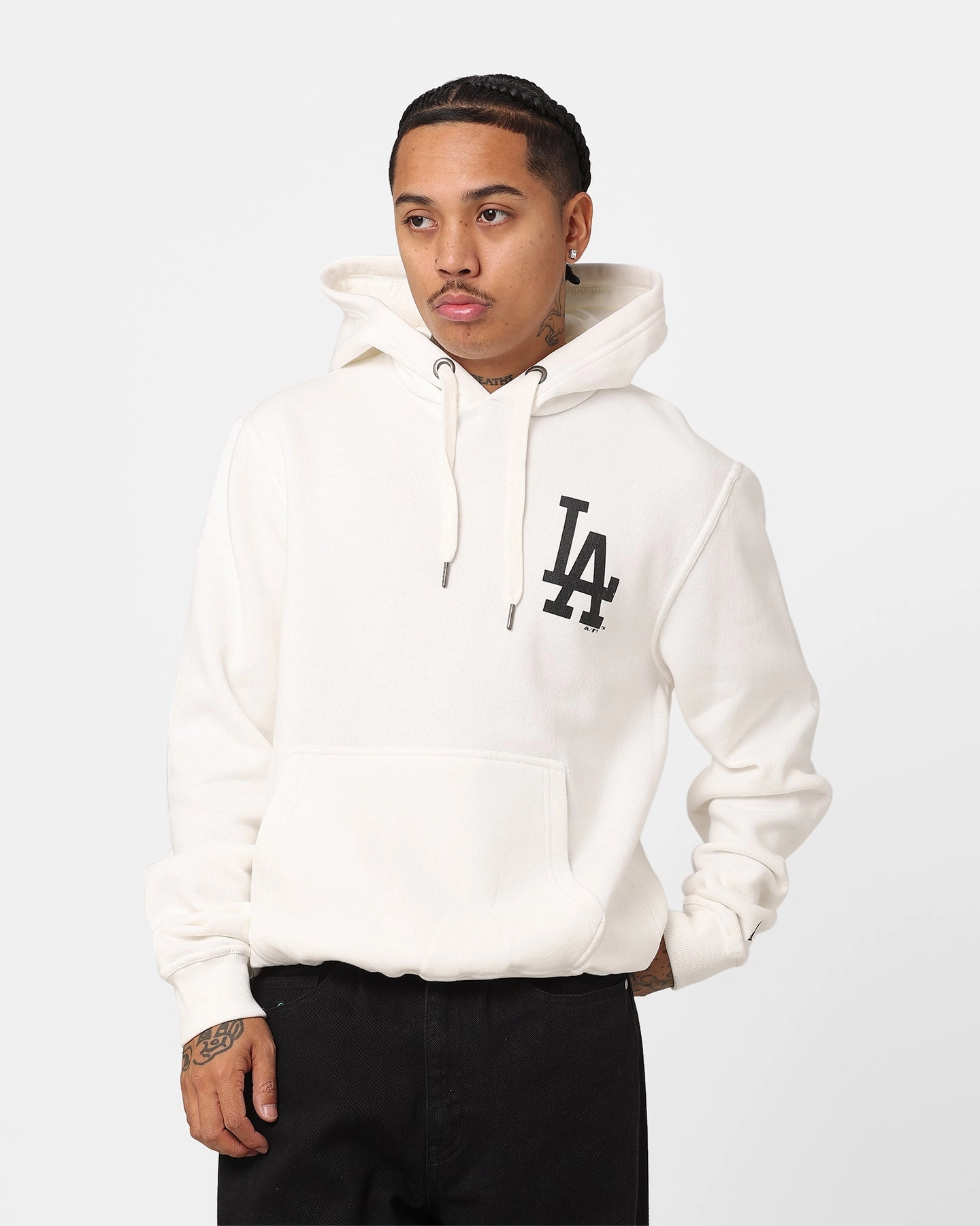 Majestic Athletic Los Angeles Dodgers The Duke Hoodie Cool White Bright Tones