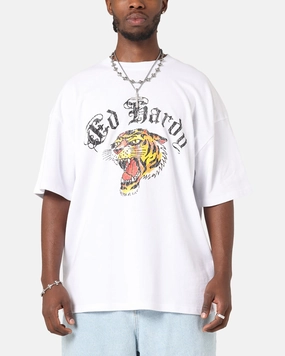 Ed Hardy Tiger Wrath T-Shirt White Prom