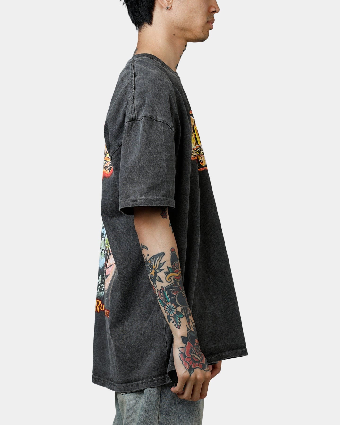 American Thrift X Warcraft: Reign Of Chaos T-Shirt Black Wash Organic Cotton Blend Active Lifestyle