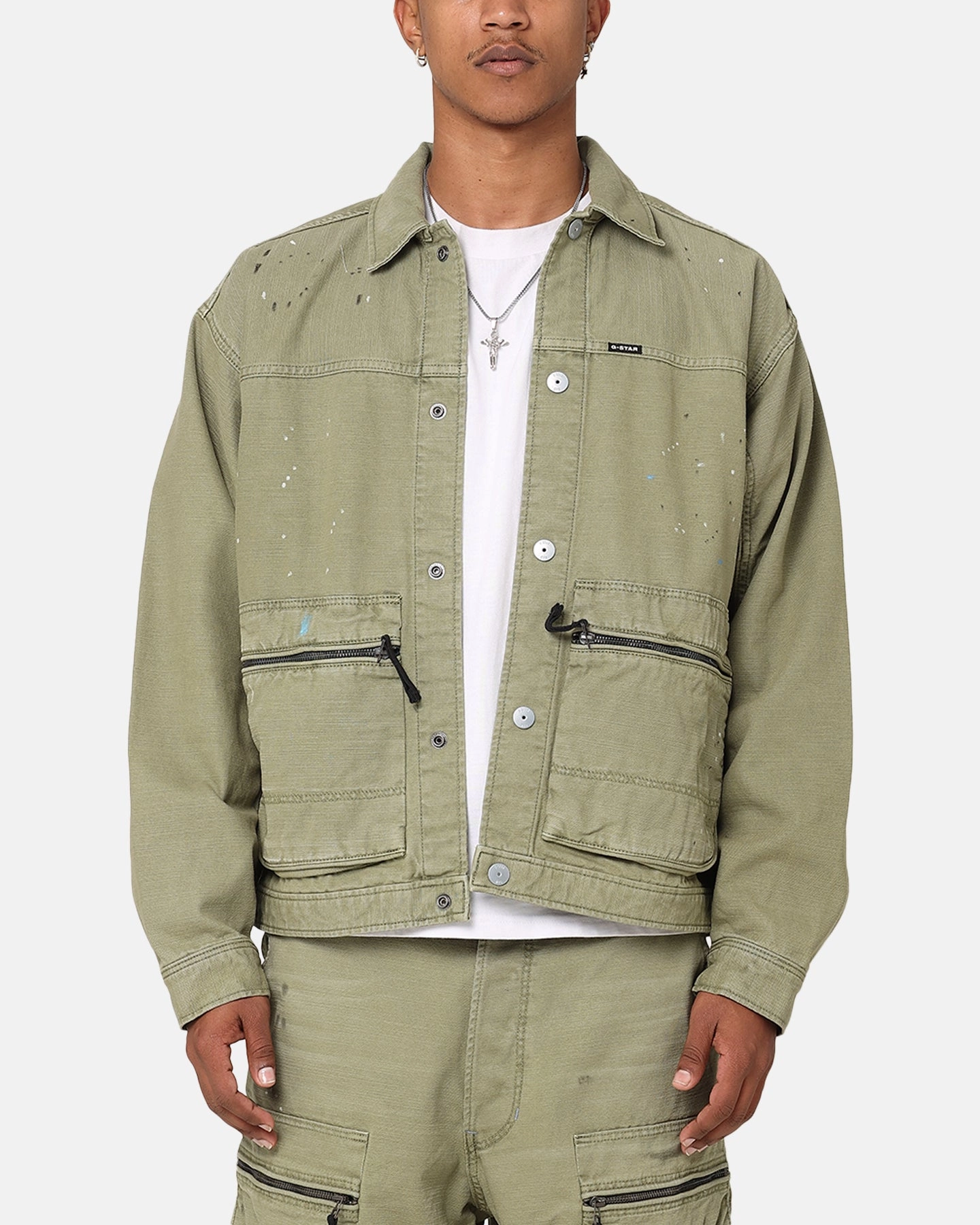 Functional Warmth Pub G-Star Utility Coach Jacket Shamrock