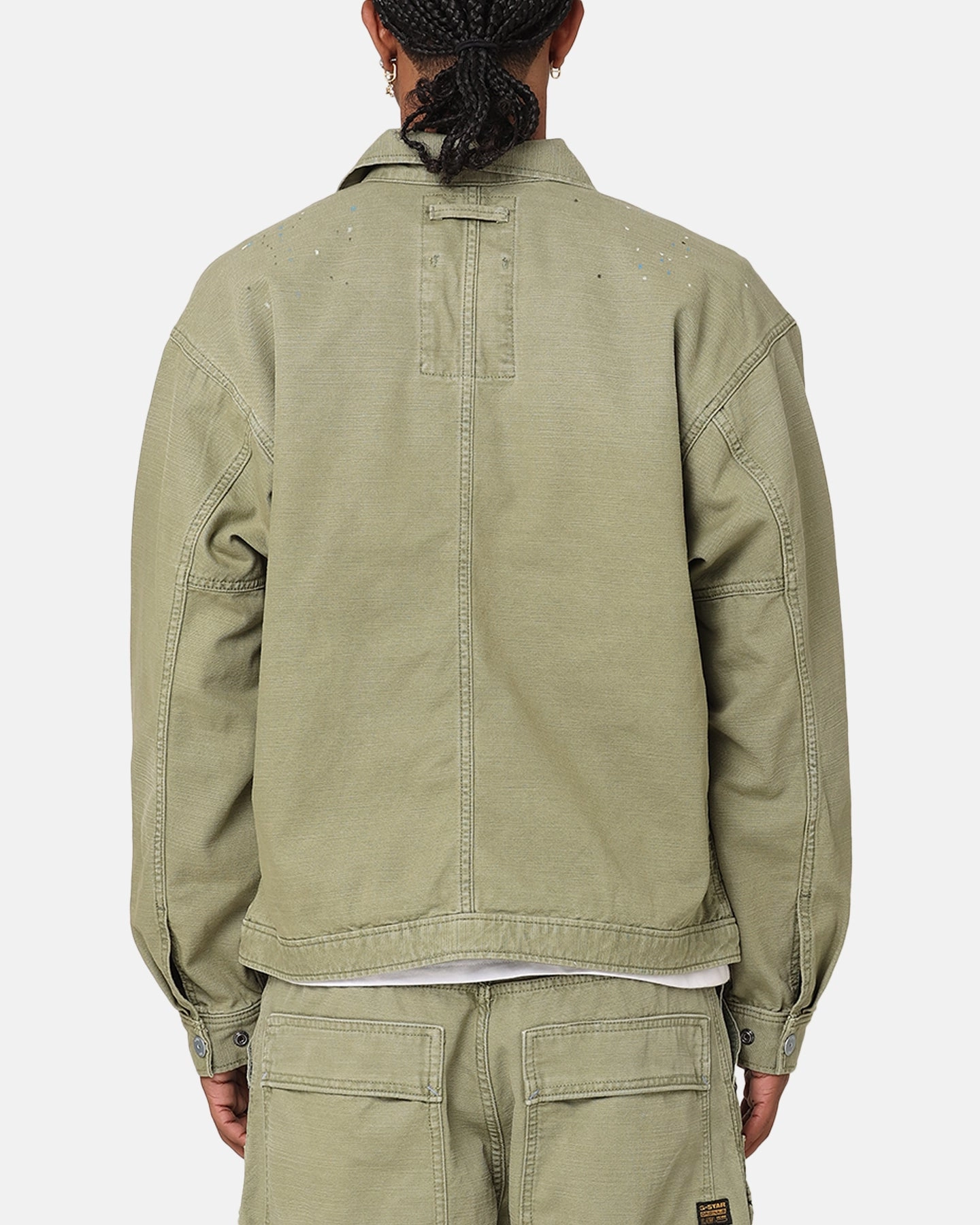 Abrasion Resistant Surface G-Star Utility Coach Jacket Shamrock