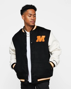 Worship Future Mitchell & Ness X McLaren Racing Varsity Jacket Black/Cream