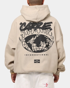 group outing Motivate Carre Passport Hoodie Stone