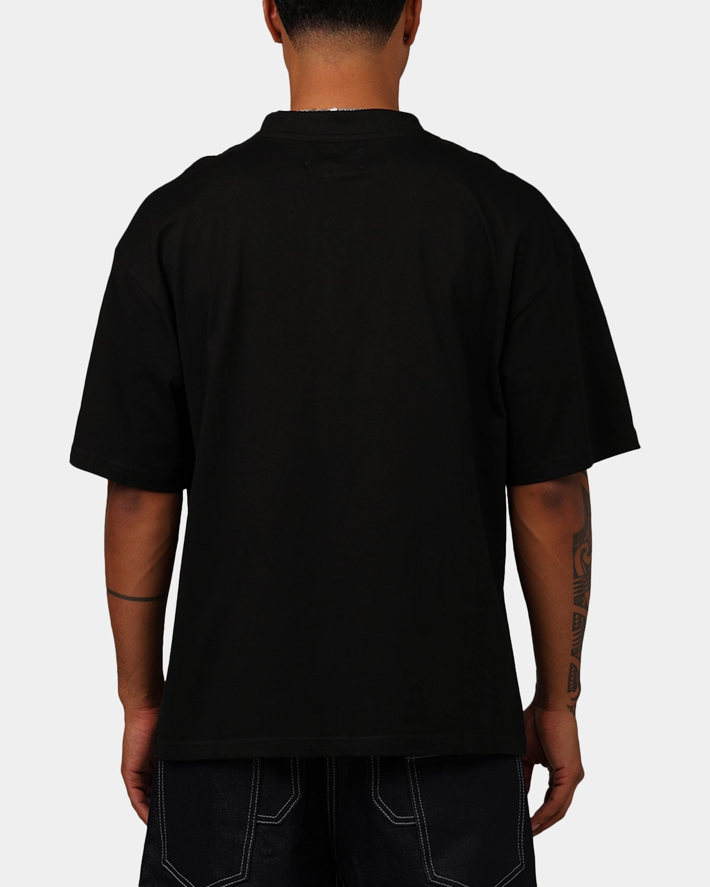 short sleeved Sleep Loiter Rip N Dip T-Shirt Black