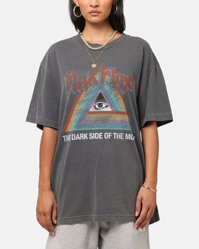 weekday wear Pink Floyd Dark Side Rainbow T-Shirt Faded Black