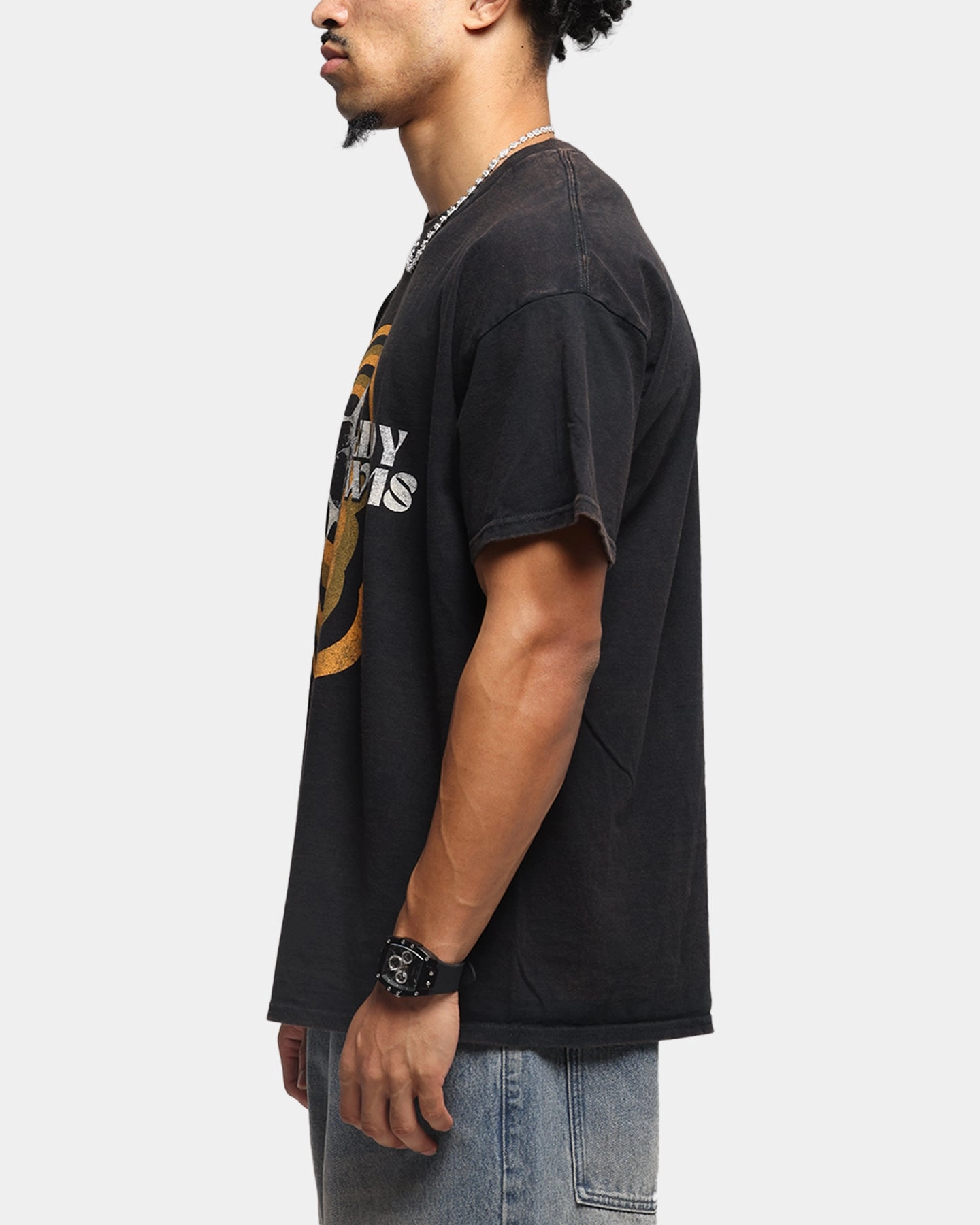 Abstract mystery Basic Wardrobe Piece Teddy Swims Spark T-Shirt Black