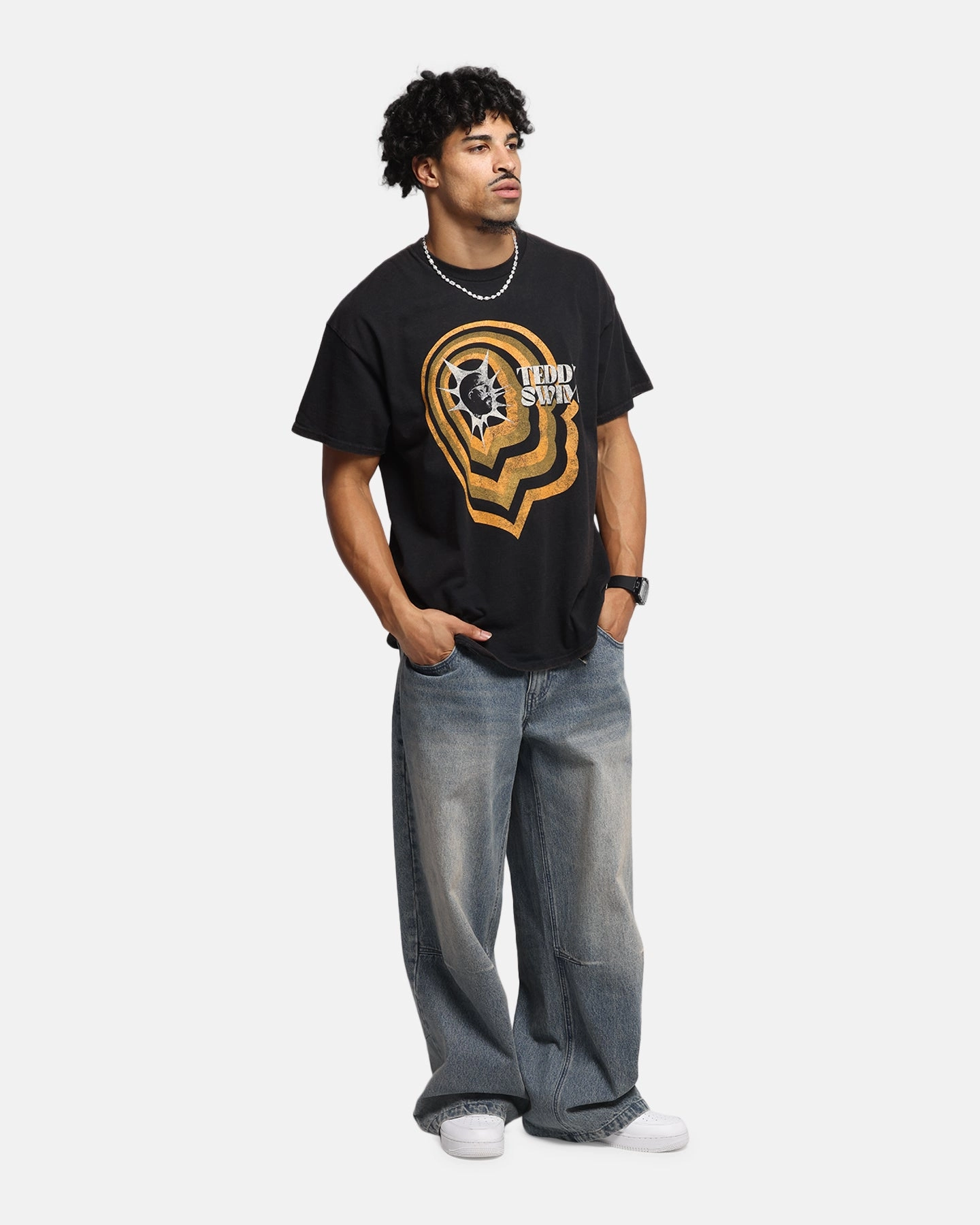 DropShoulderDesign Teddy Swims Spark T-Shirt Black