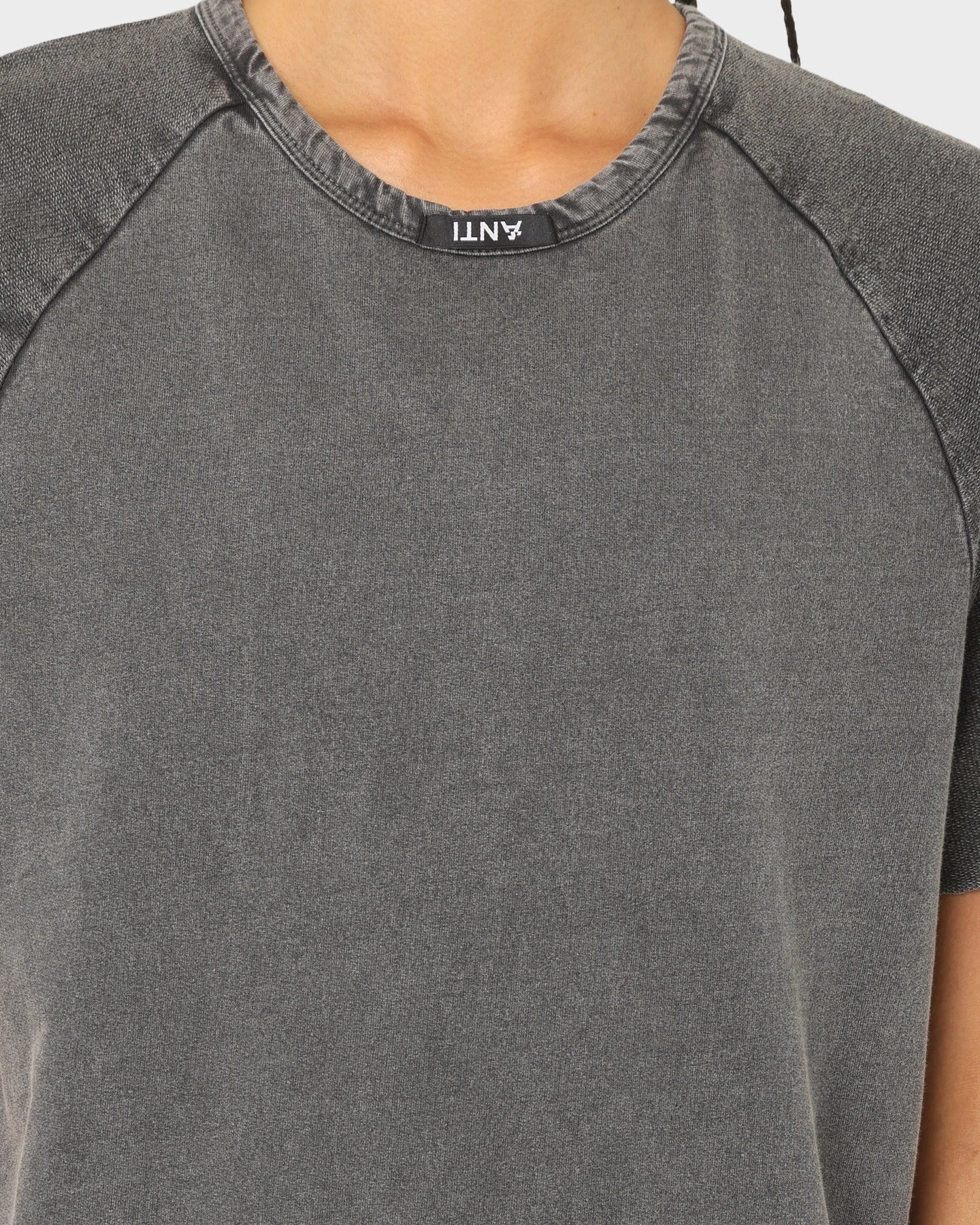 The Anti Order Anti Essential Regulation T-Shirt Vintage Grey Non Toxic Printing Easy-Going Style