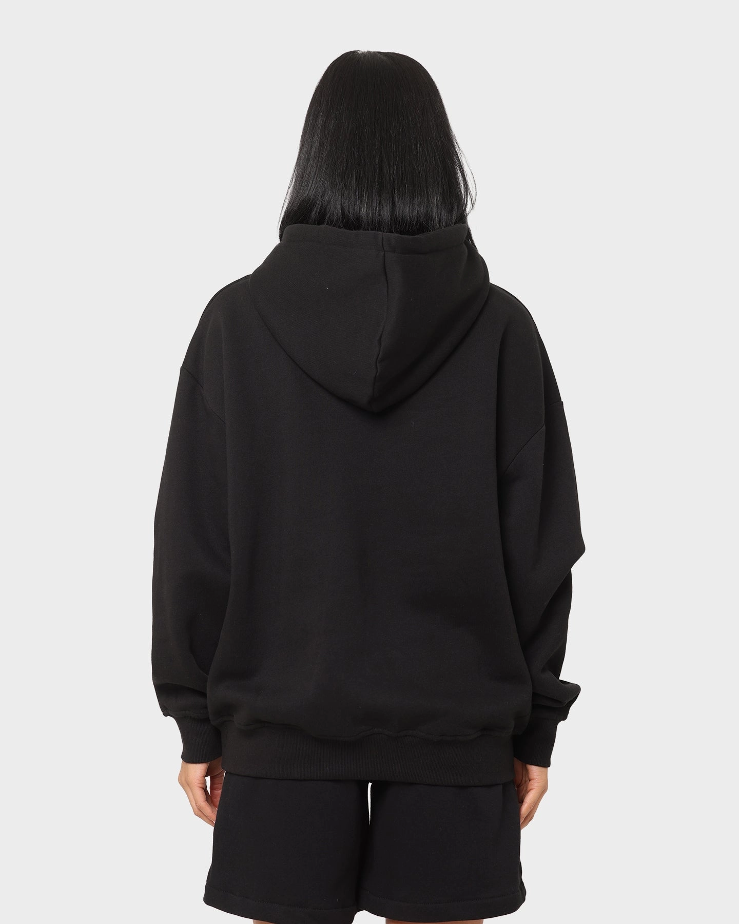 Playboy Bunny Basics Oversized Hoodie Black Bohemian Thermal regulation
