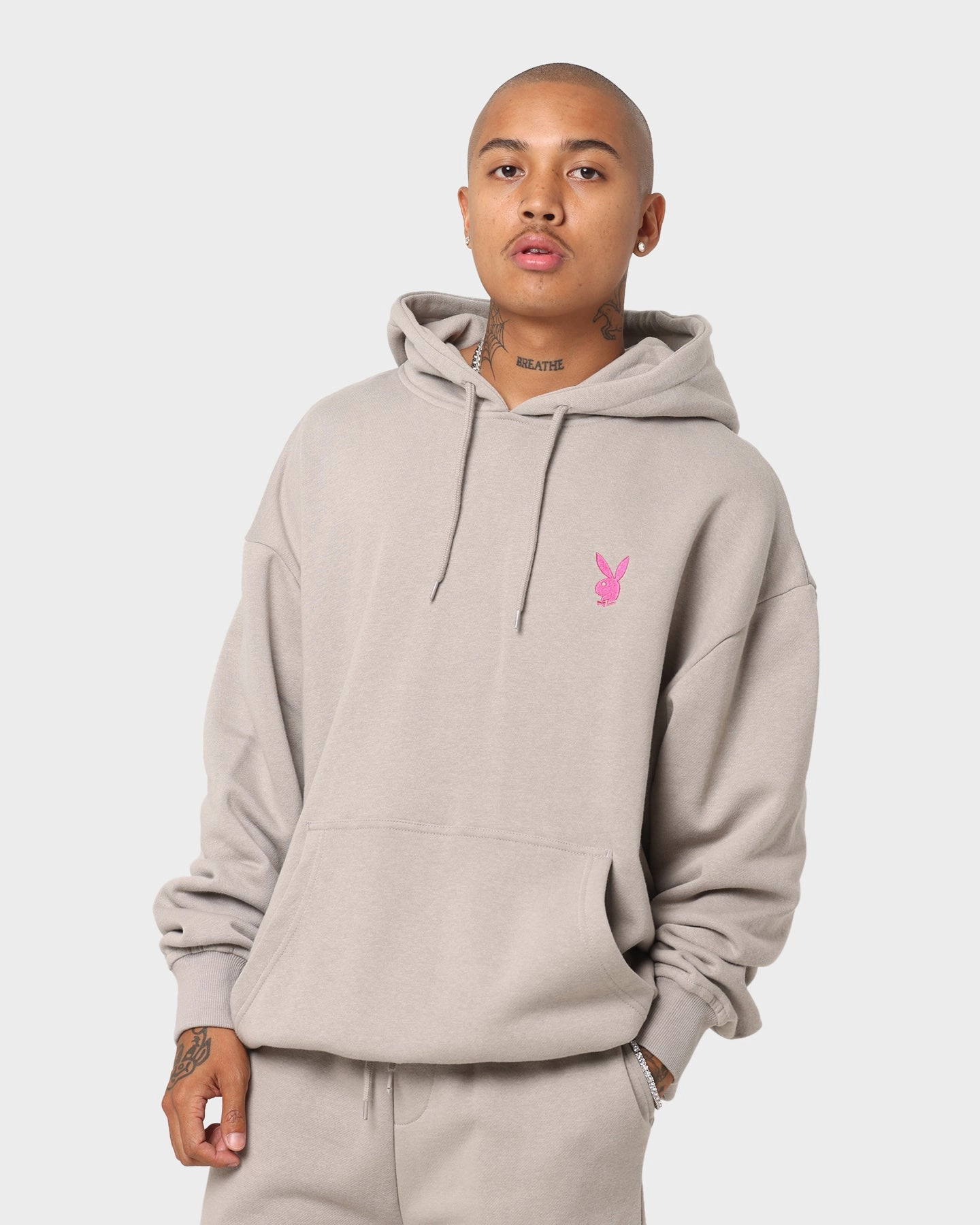 Thermal regulation Playboy Bunny Basics Oversized Hoodie Smoke