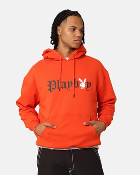 Playboy Bunny O Gothic Hoodie Orange Defy