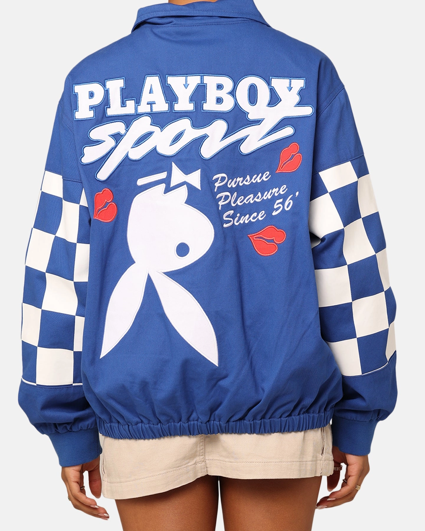 ZipperClosure Playboy By Culture Kings Hot Pursuit Jacket Blue