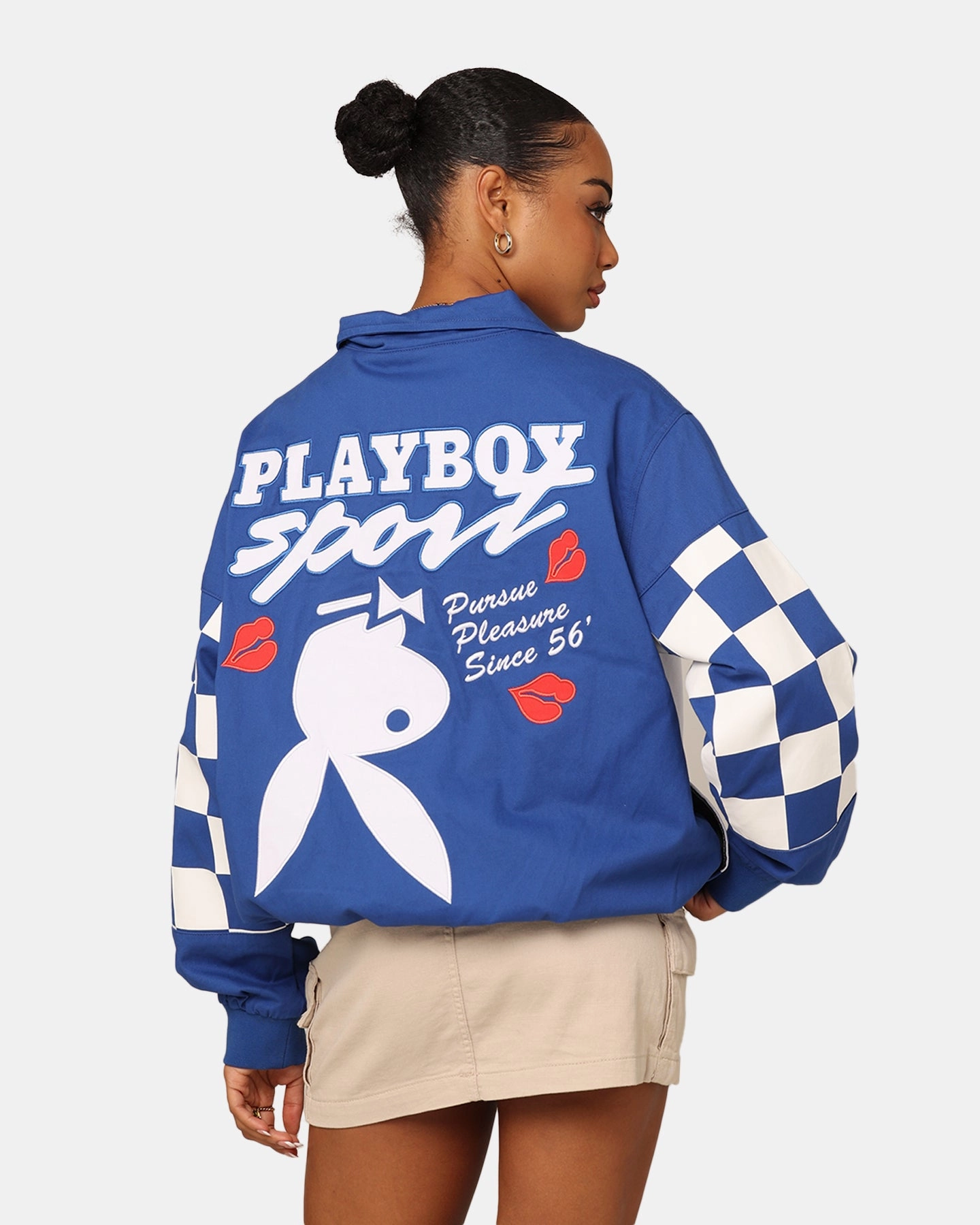 Playboy By Culture Kings Hot Pursuit Jacket Blue suitable for trade shows