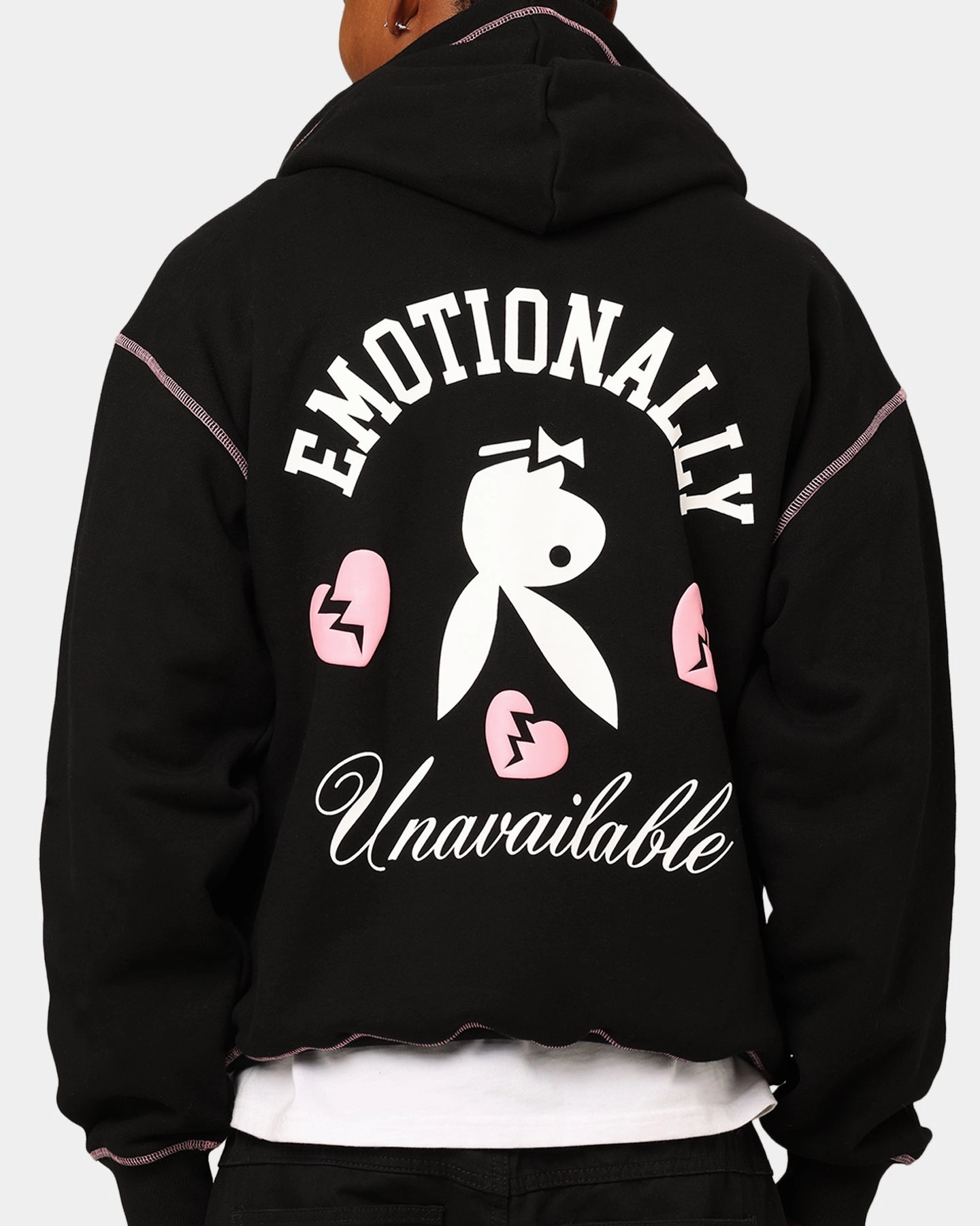 Playboy By Culture Kings Lover Boy Full Zip Hoodie Black Vision