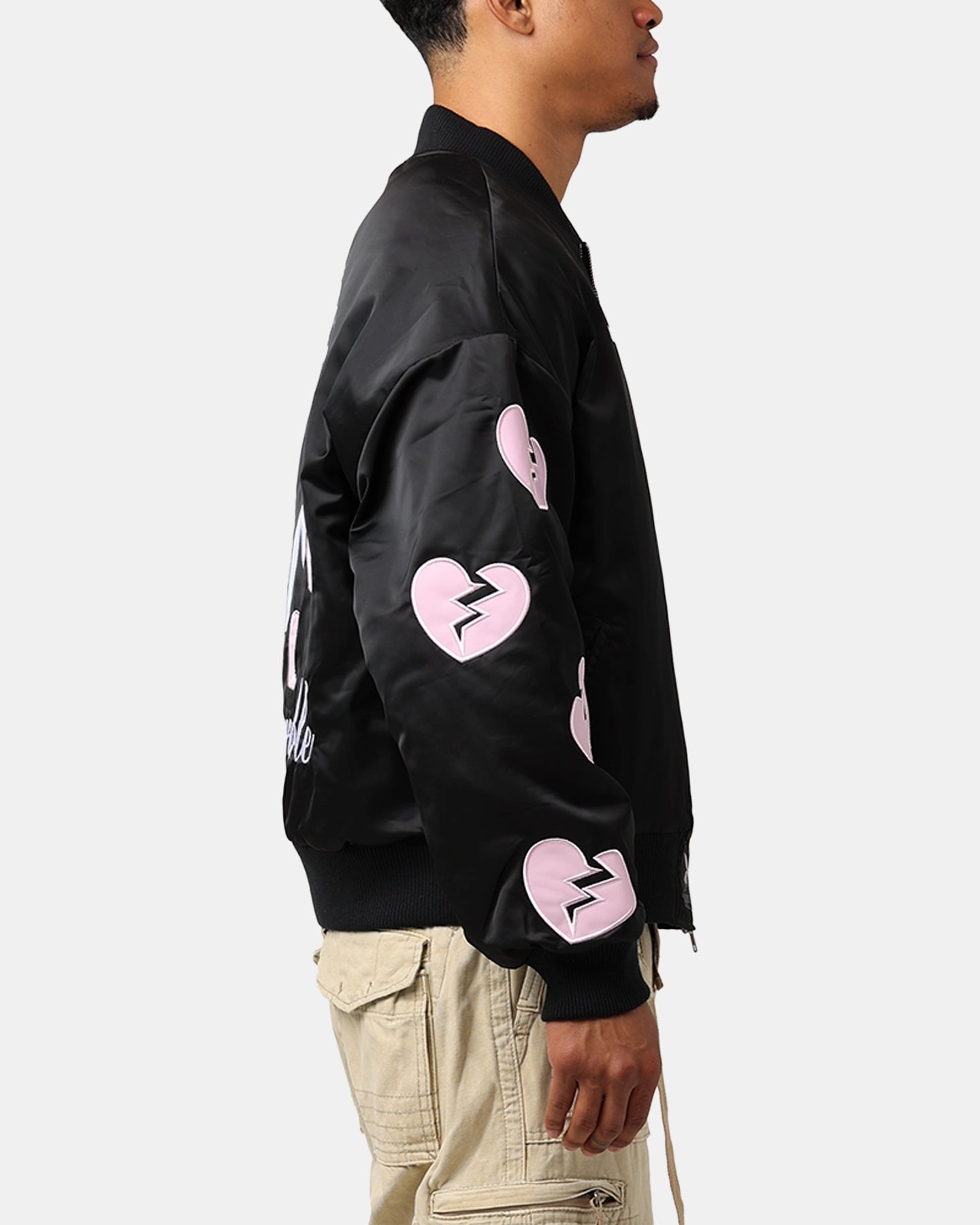 Train Microfiber Technology Playboy By Culture Kings Loverboy Bomber Jacket Black