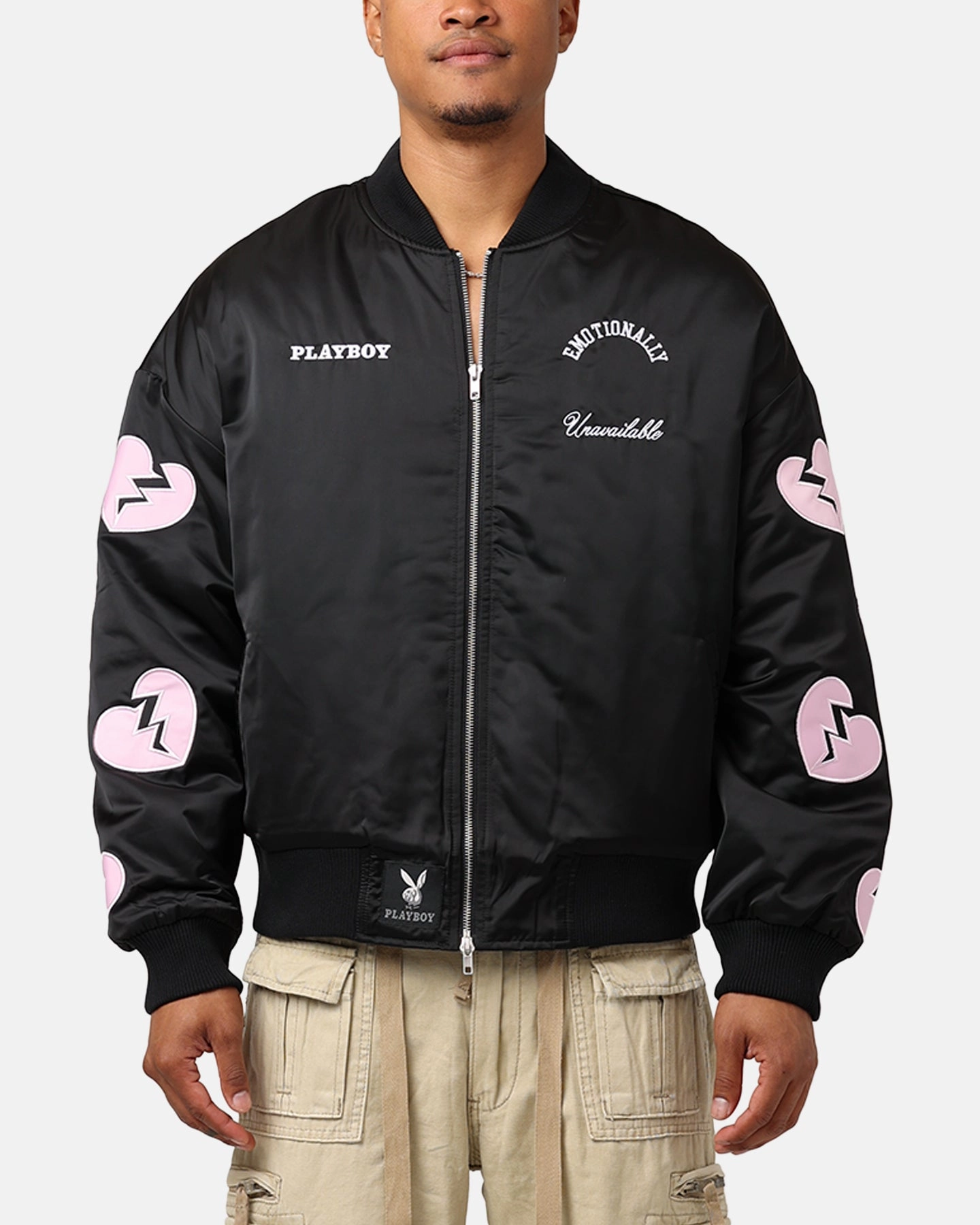 shopping spree Playboy By Culture Kings Loverboy Bomber Jacket Black