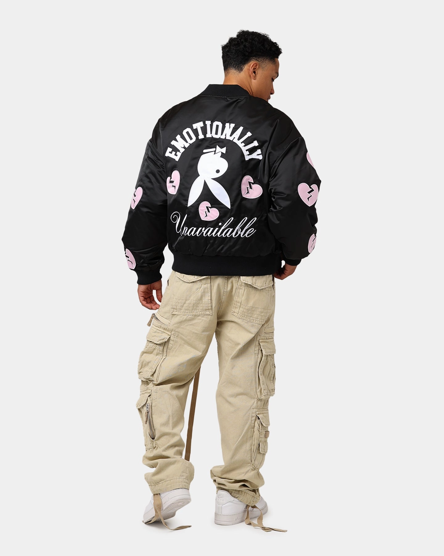 Hiking Jacket Operation Playboy By Culture Kings Loverboy Bomber Jacket Black
