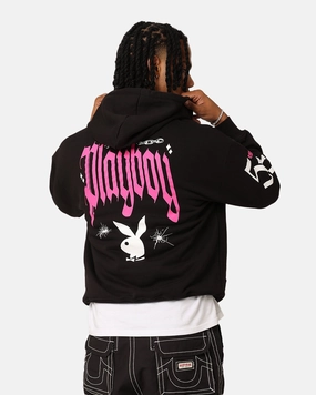 Playboy Card Hoodie Black Promote