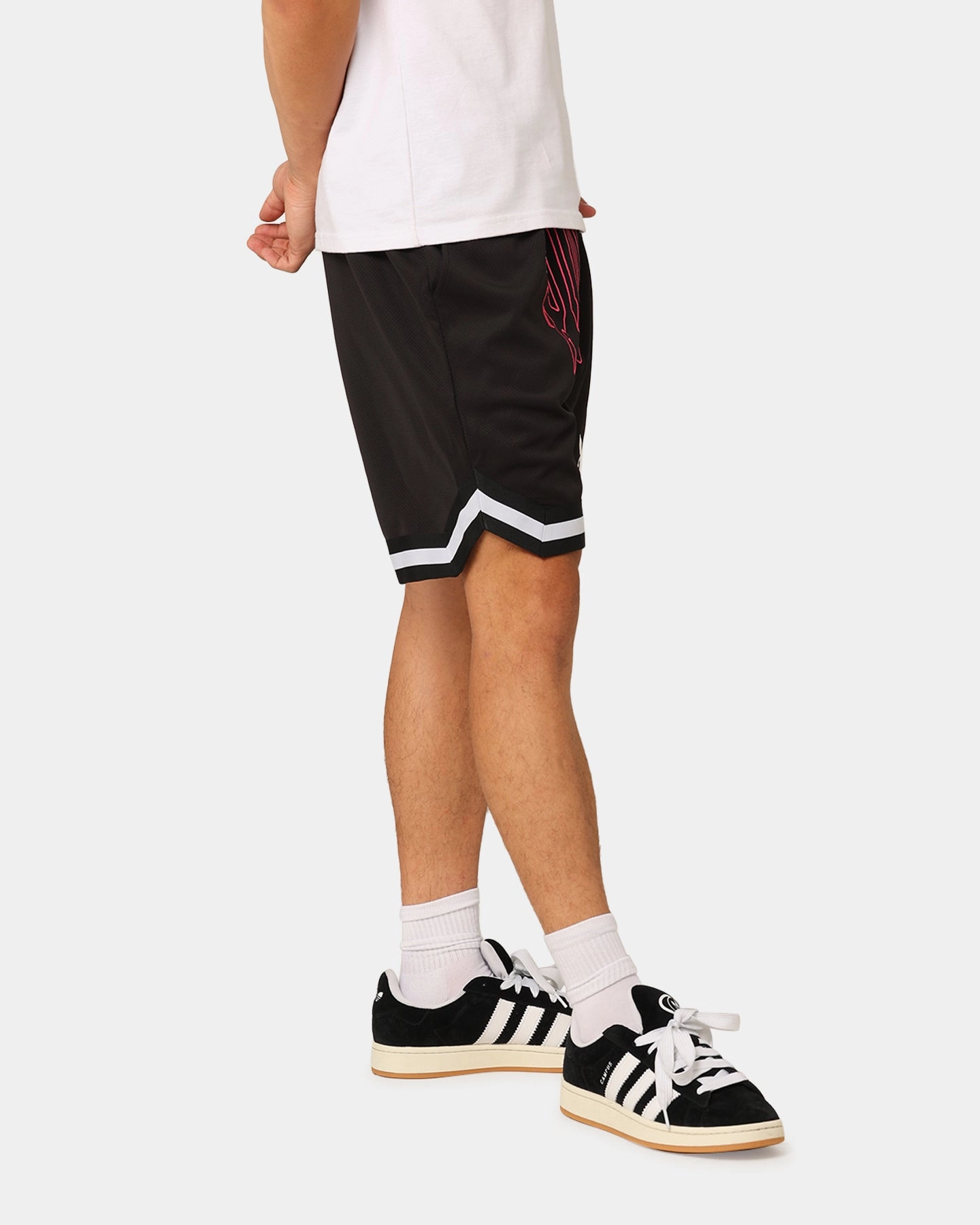 Playboy Card Shorts Black Water - repellent