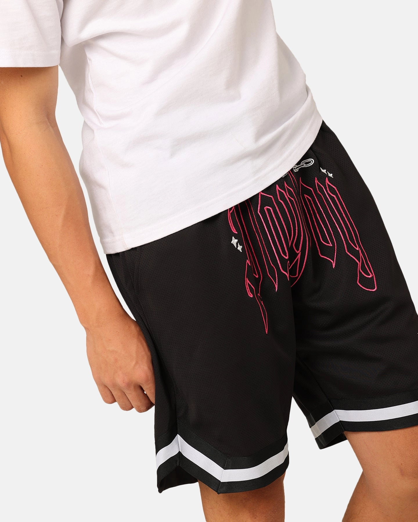 Playboy Card Shorts Black Warm Days
