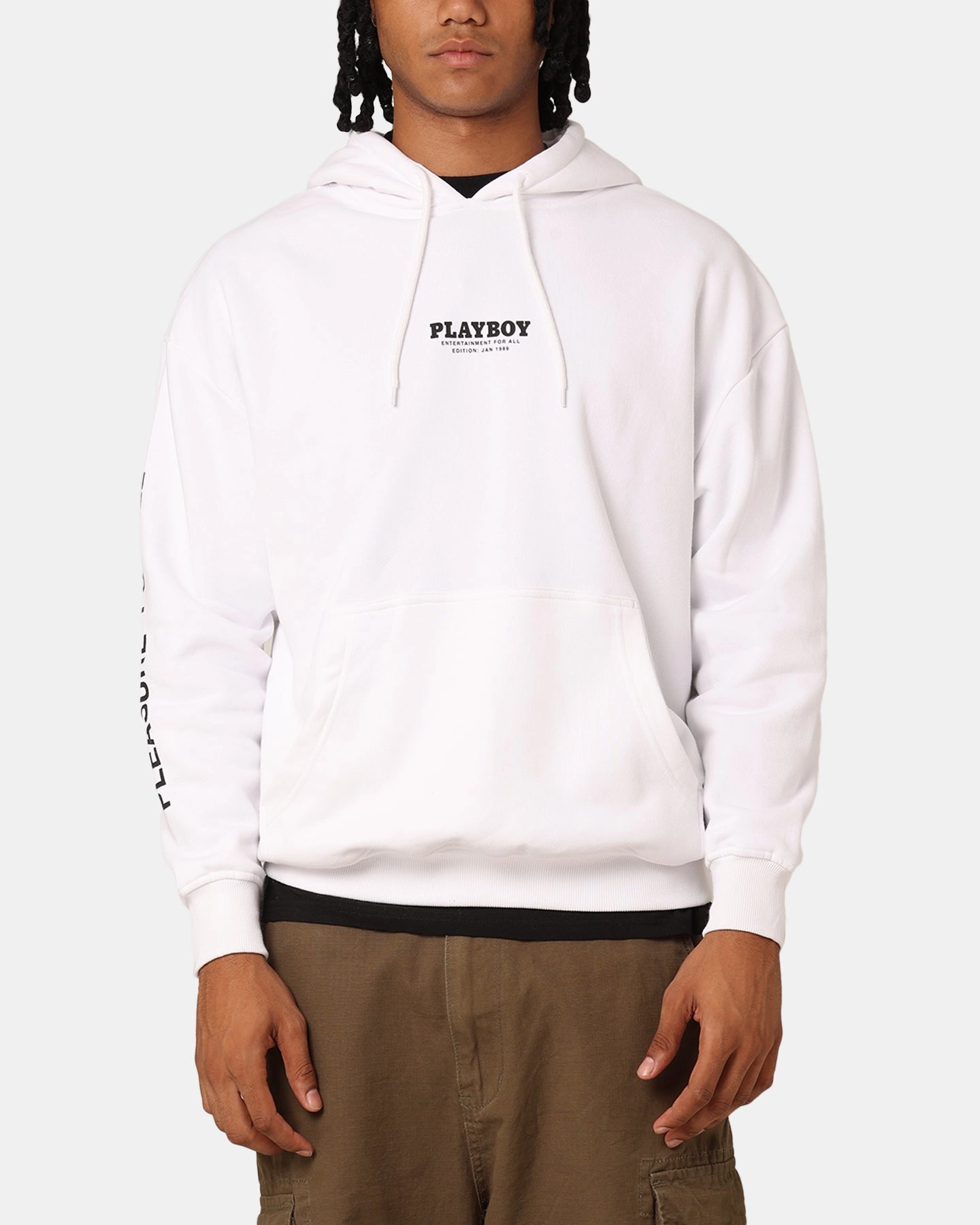 Playboy Jan '89 Hoodie White Formal Event