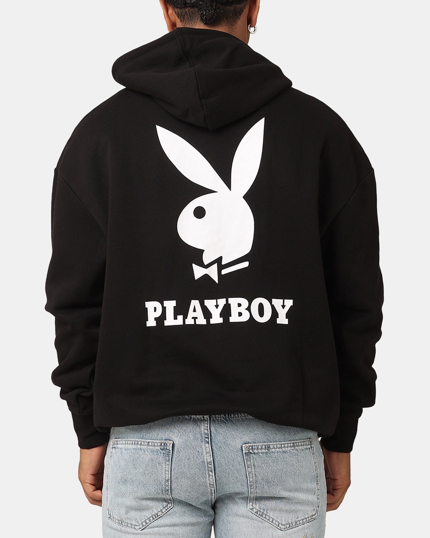 Playboy Lockup Hoodie Black Cold Weather