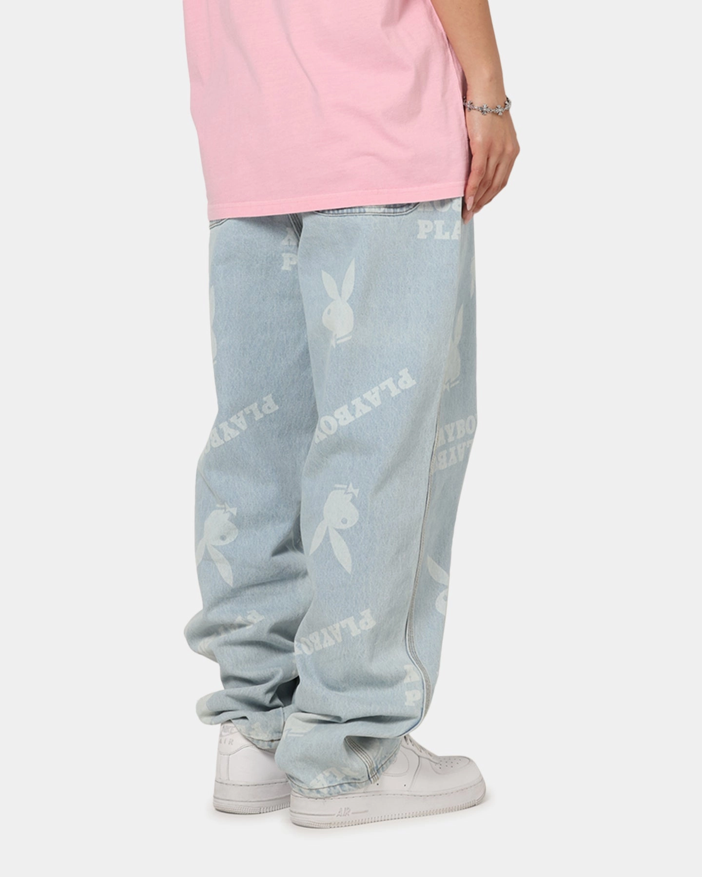 Playboy Mess Denim Jeans Light Indigo Date Night Summer Vibes