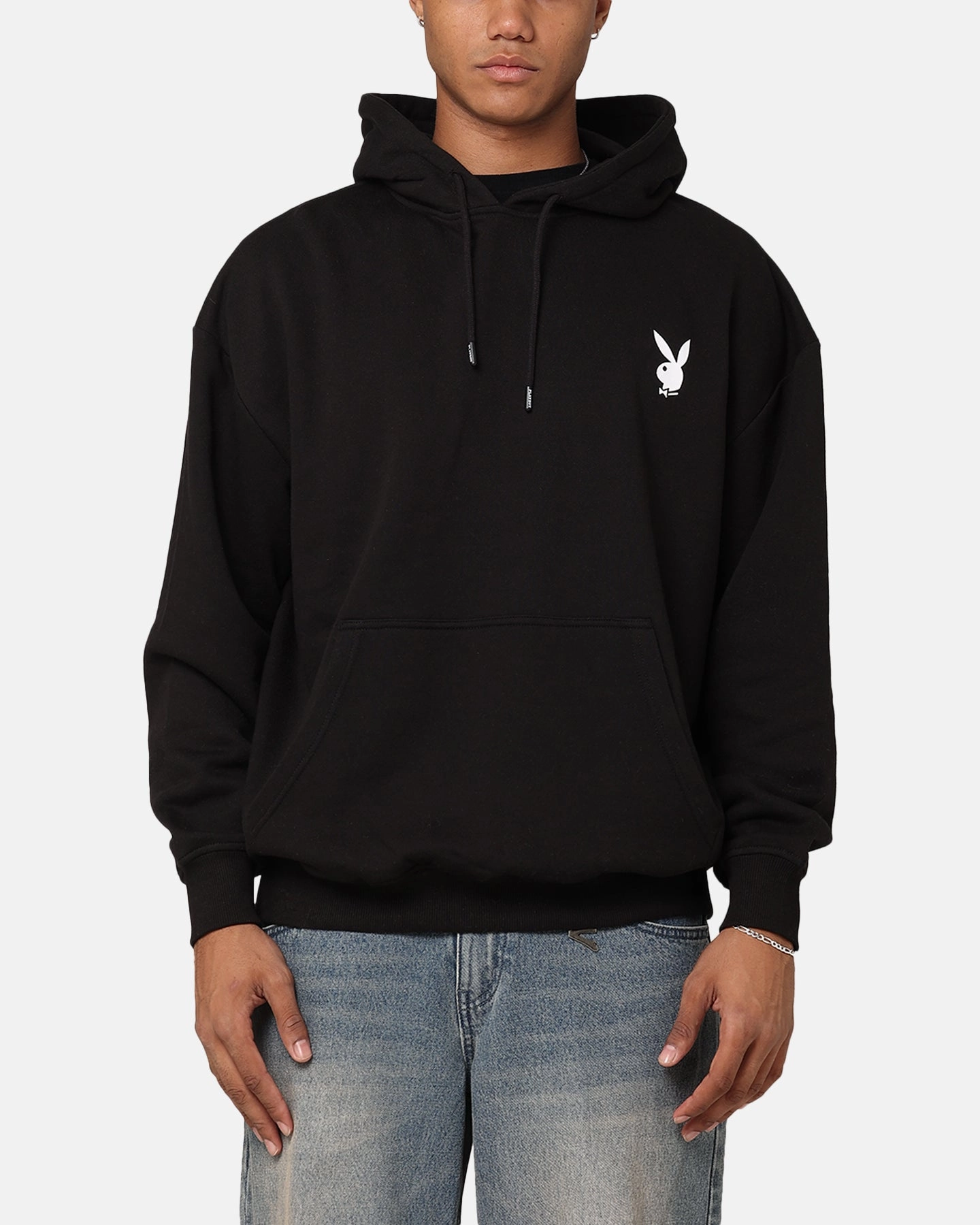 Innovate Work Comfort Playboy Repeat Bunny Stack Hoodie Black