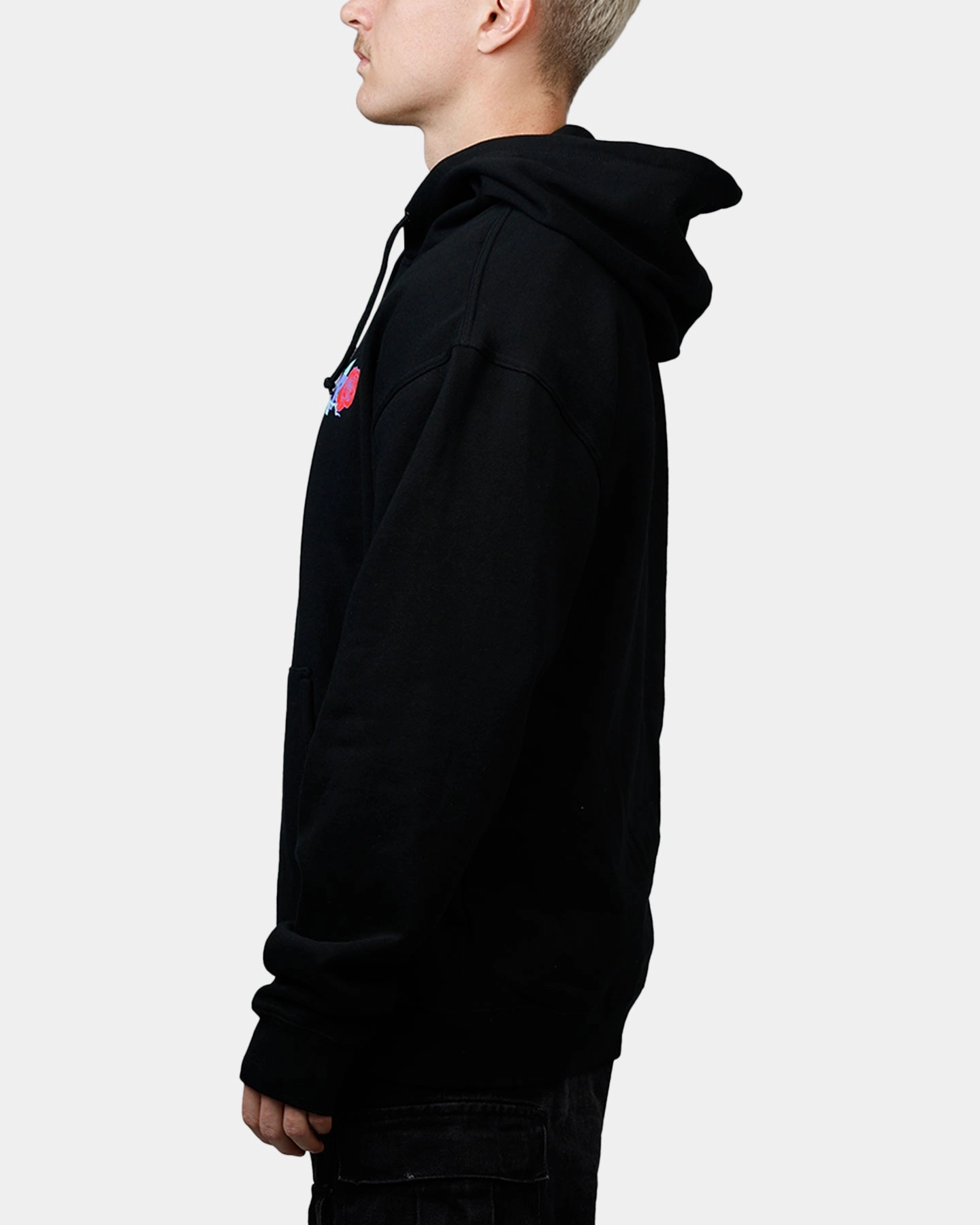 Playboy Rose Hoodie Black office workers