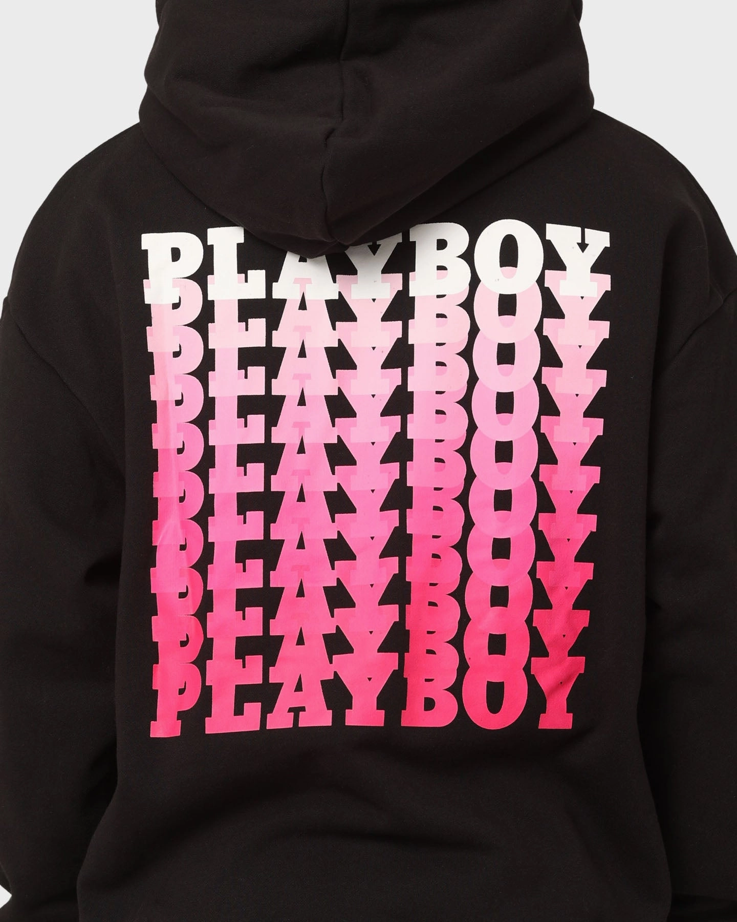 Playboy Stack Blend Hoodie Black Eco Friendly Material Noise Free Movement