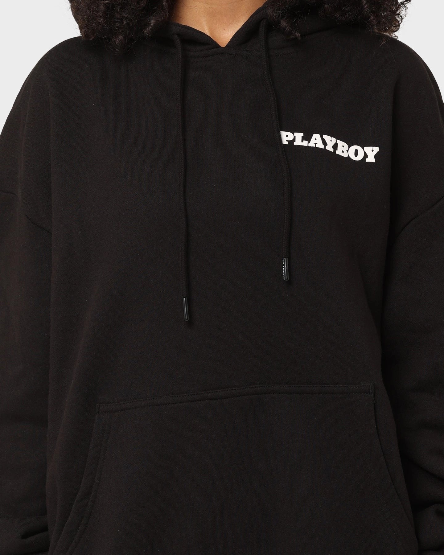 Playboy Stack Blend Hoodie Black Patched