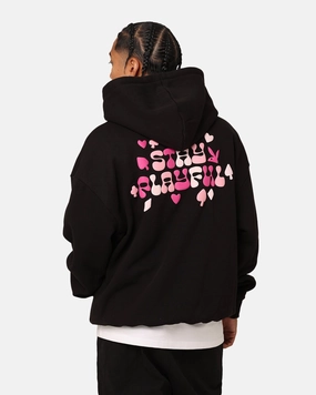 Idolize Playboy Stay Playful Hoodie Black