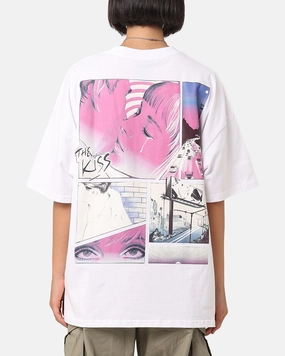 Trendy Basics Playboy The Kiss T-Shirt White/Pink
